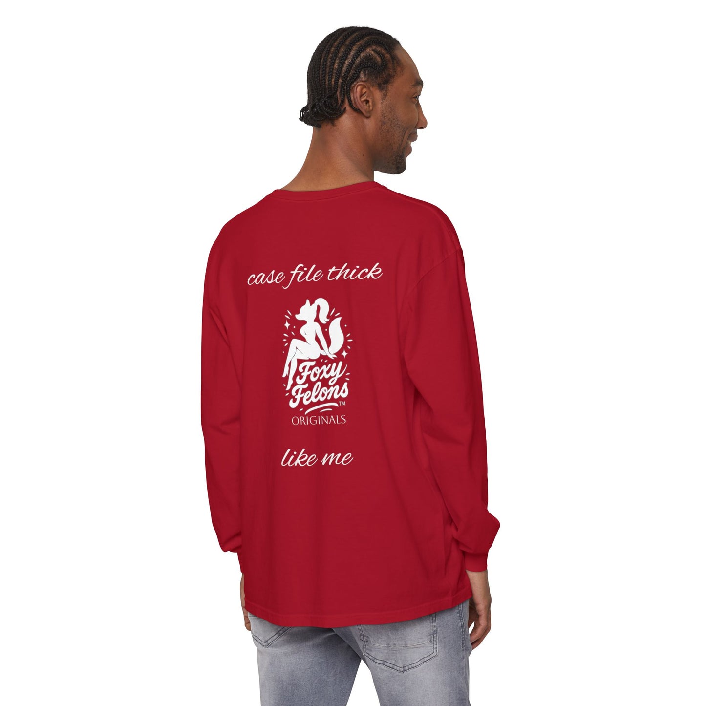 Thick Like Me longsleeved crewneck by Foxy Felons Originals
