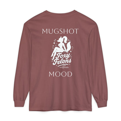 Mugshot Mood longsleeved crewneck by Foxy Felons Originals