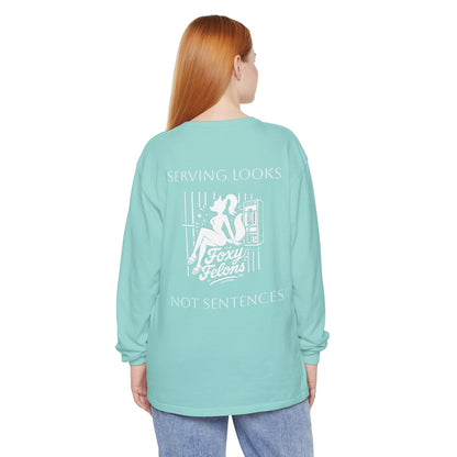 Serving Looks long sleeved Feb Drop by Foxy Felons Originals