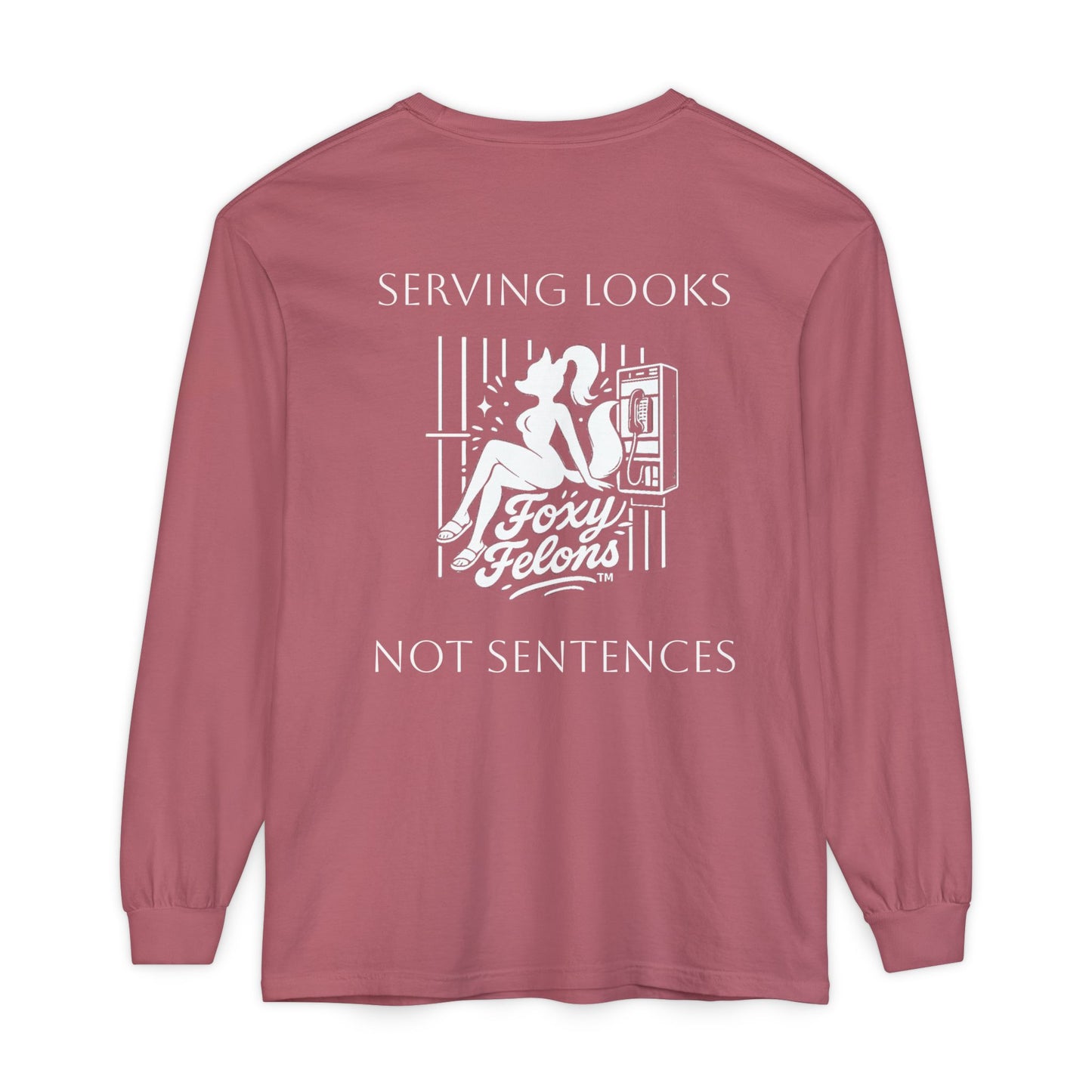 Serving Looks long sleeved Feb Drop by Foxy Felons Originals