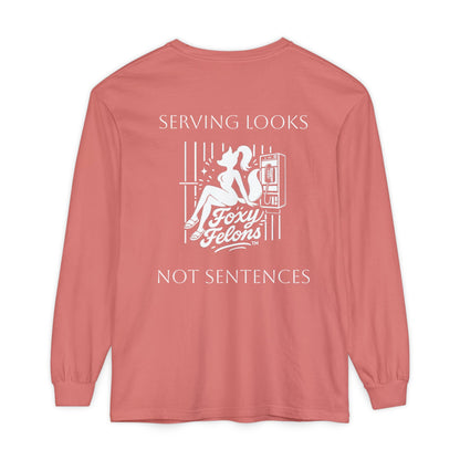 Serving Looks long sleeved Feb Drop by Foxy Felons Originals