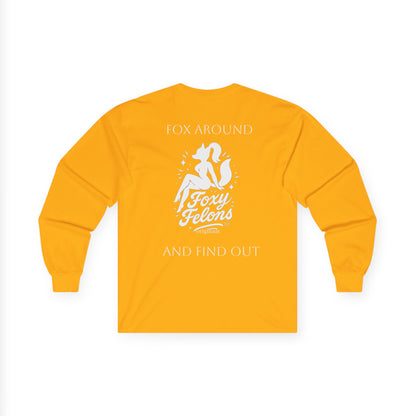 Fox Around longsleeved crewneck by Foxy Felons Originals