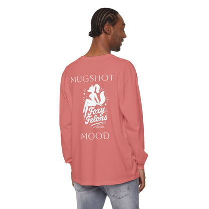 Mugshot Mood longsleeved crewneck by Foxy Felons Originals