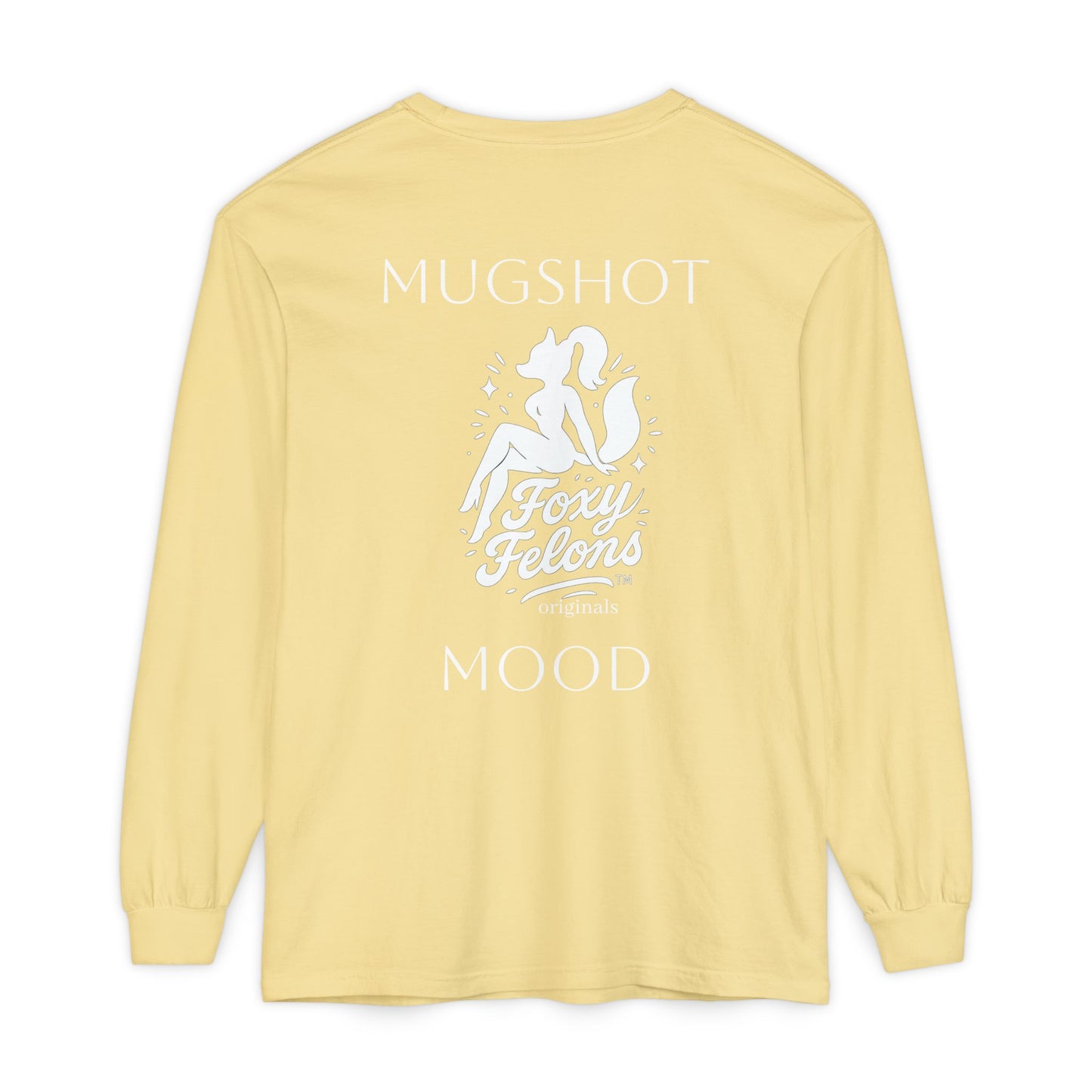 Mugshot Mood longsleeved crewneck by Foxy Felons Originals