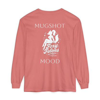 Mugshot Mood longsleeved crewneck by Foxy Felons Originals