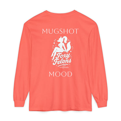 Mugshot Mood longsleeved crewneck by Foxy Felons Originals