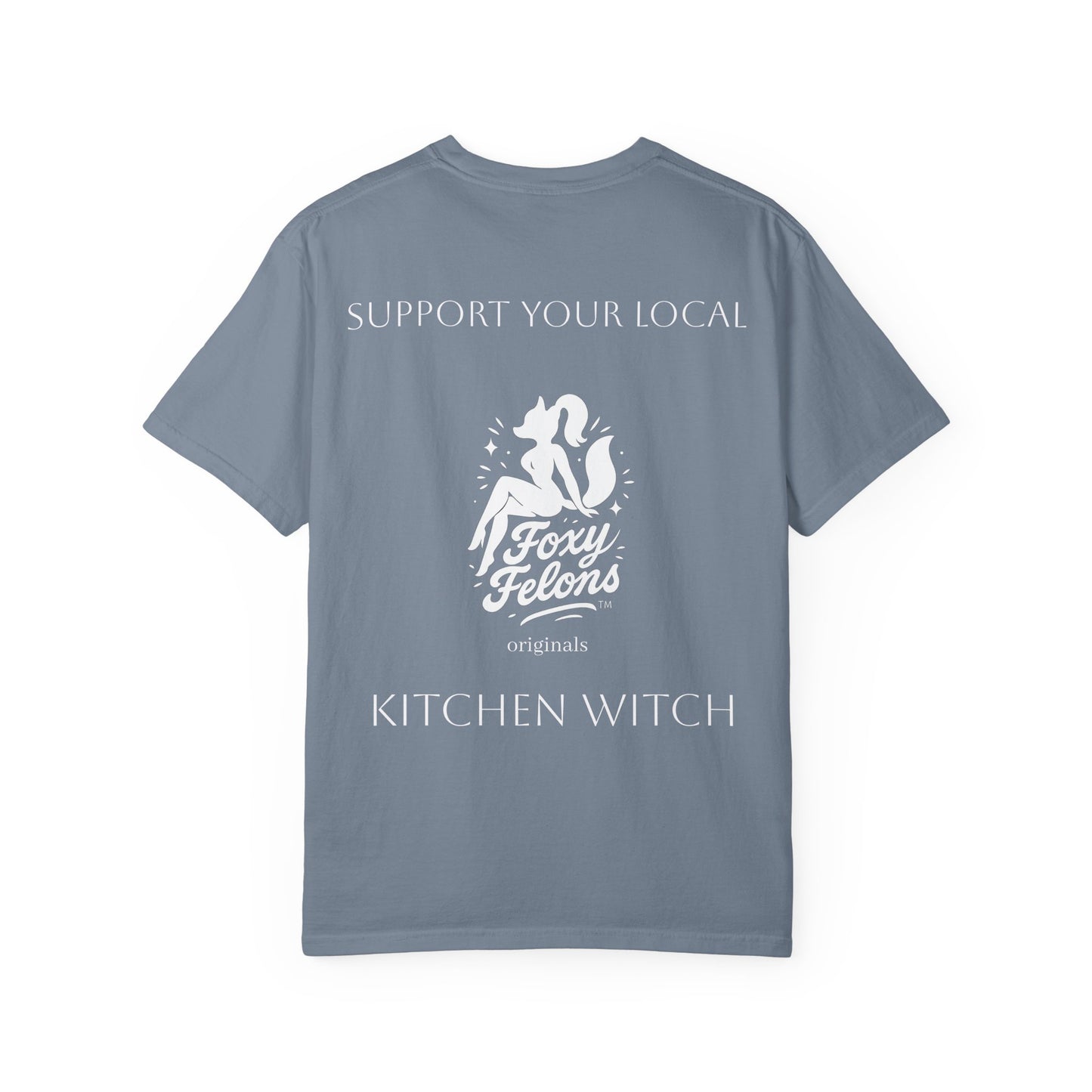 Kitchen Witch crewneck tshirt by Foxy Felons Originals