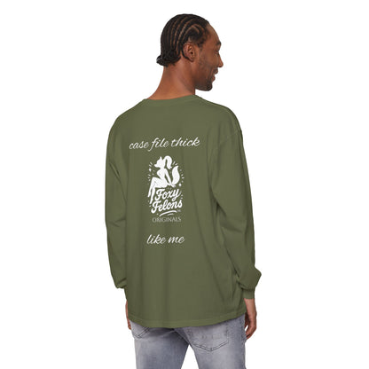 Thick Like Me longsleeved crewneck by Foxy Felons Originals