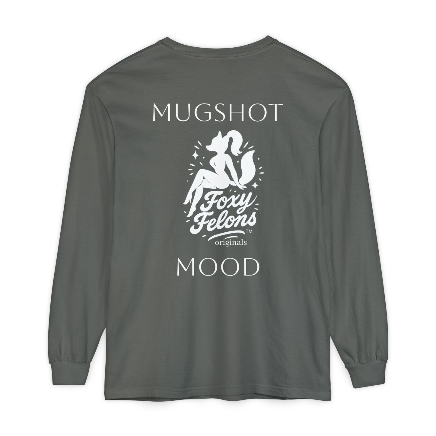 Mugshot Mood longsleeved crewneck by Foxy Felons Originals
