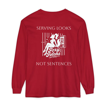 Serving Looks long sleeved Feb Drop by Foxy Felons Originals