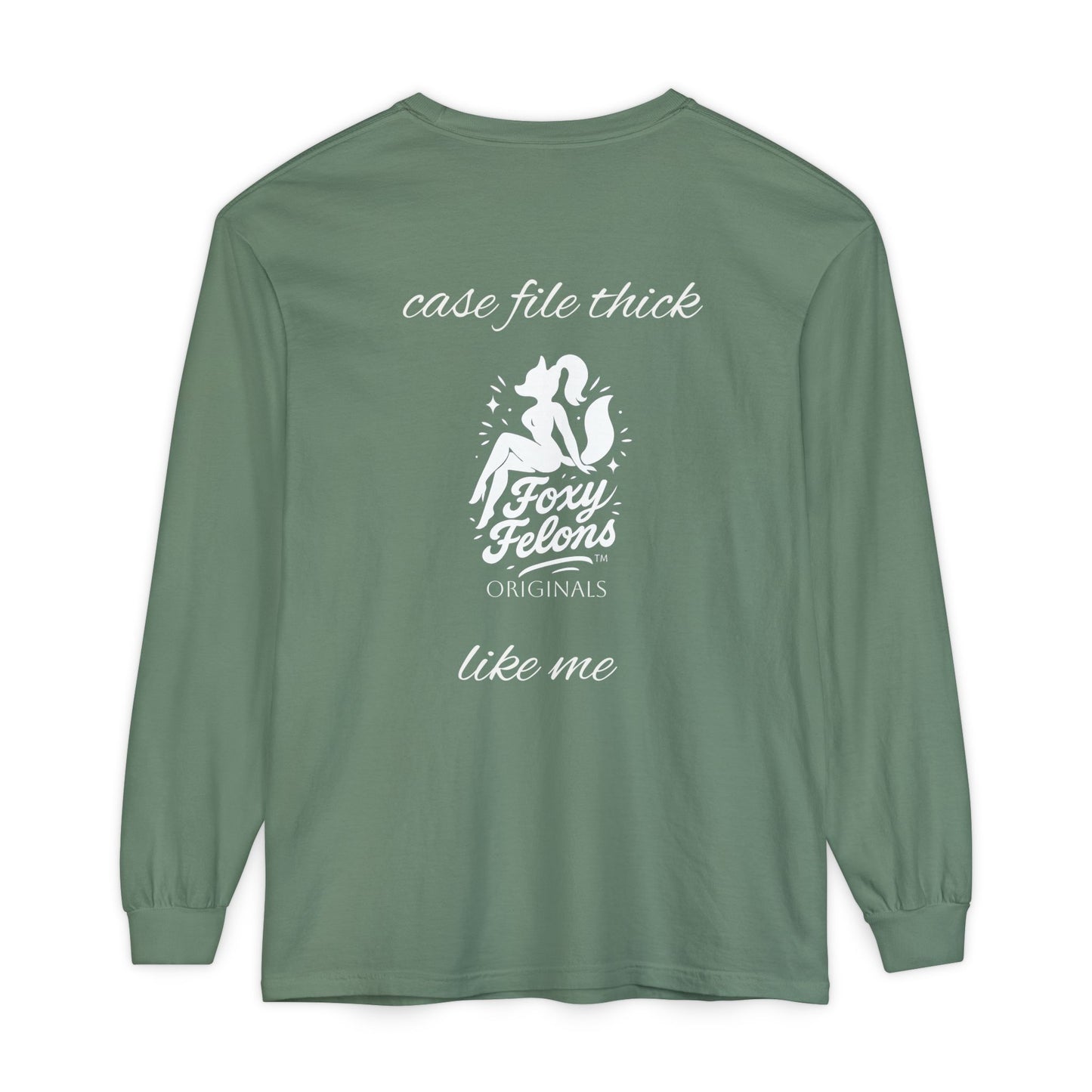 Thick Like Me longsleeved crewneck by Foxy Felons Originals
