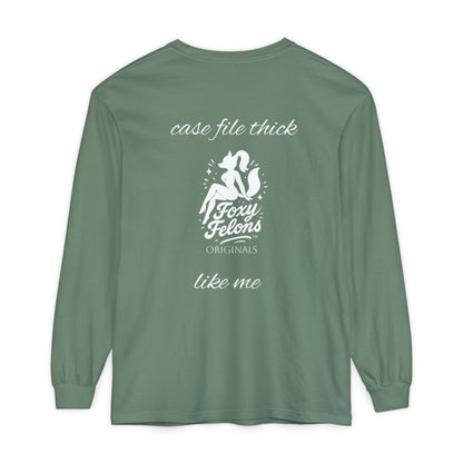 Thick Like Me longsleeved crewneck by Foxy Felons Originals