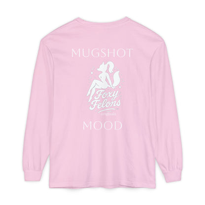 Mugshot Mood longsleeved crewneck by Foxy Felons Originals