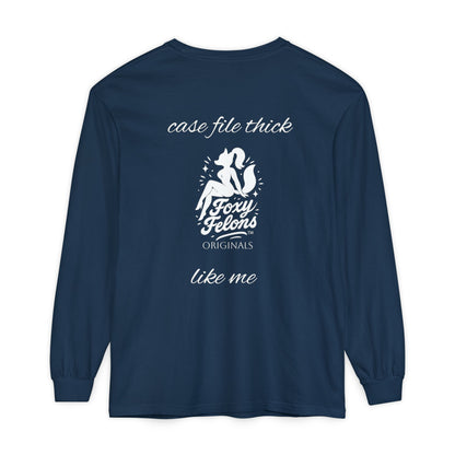 Thick Like Me longsleeved crewneck by Foxy Felons Originals