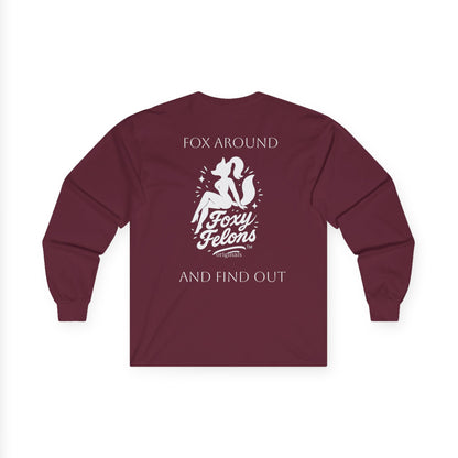 Fox Around longsleeved crewneck by Foxy Felons Originals