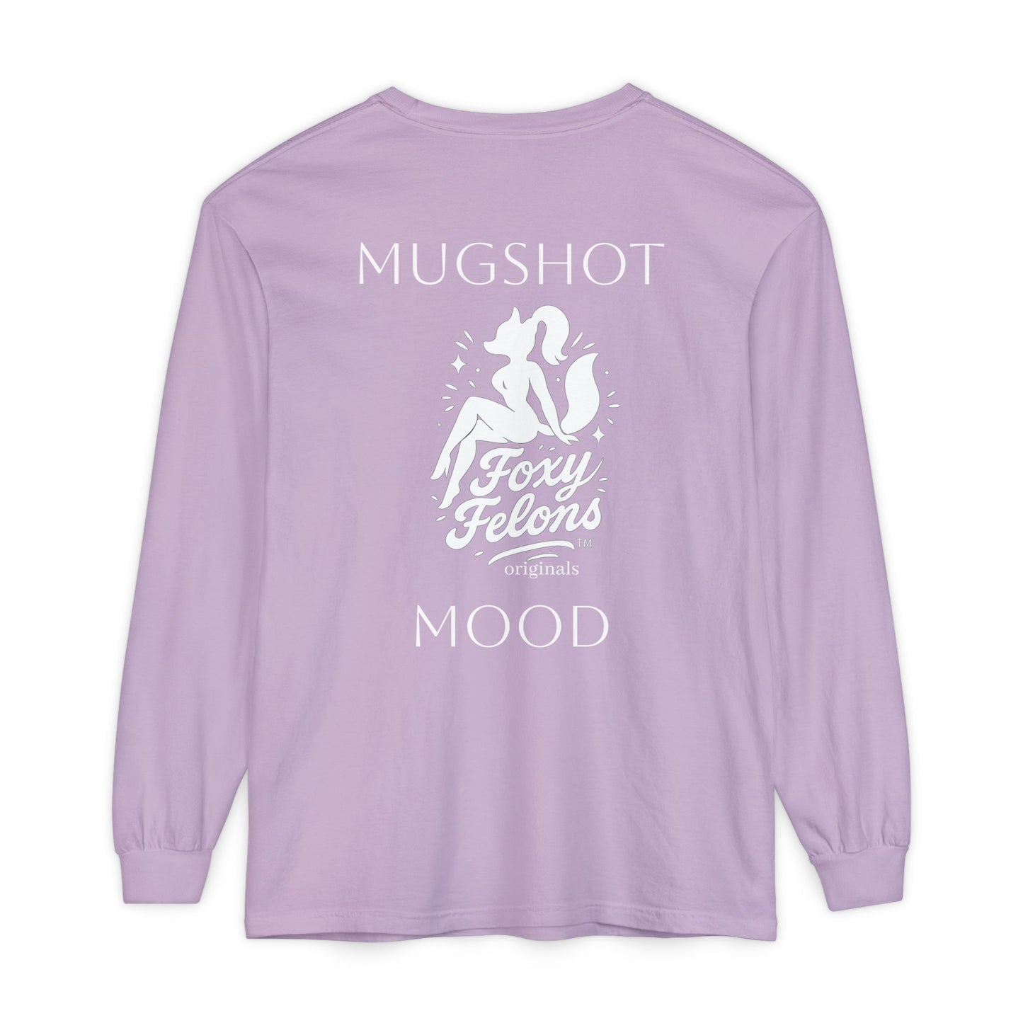 Mugshot Mood longsleeved crewneck by Foxy Felons Originals