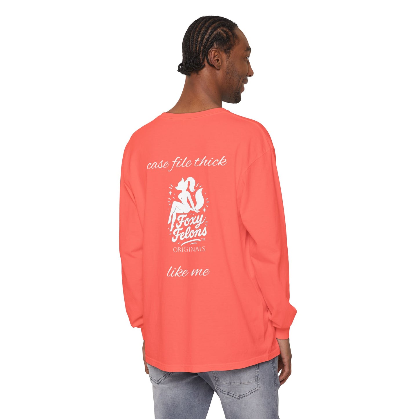 Thick Like Me longsleeved crewneck by Foxy Felons Originals