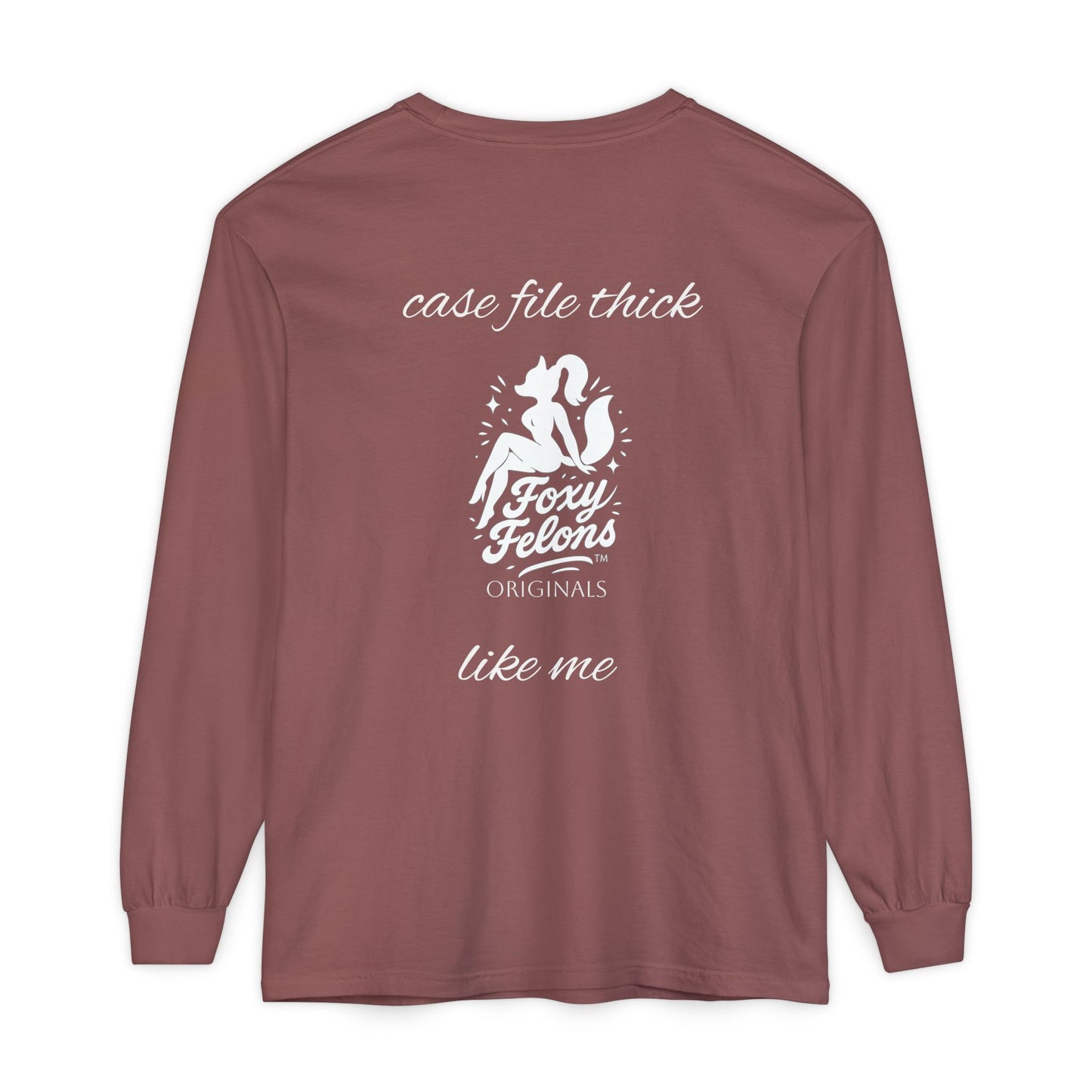 Thick Like Me longsleeved crewneck by Foxy Felons Originals