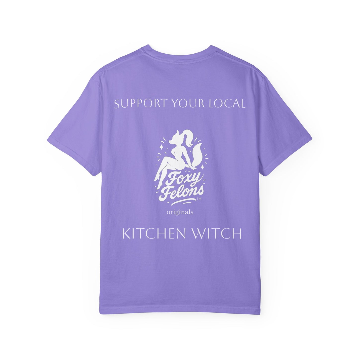 Kitchen Witch crewneck tshirt by Foxy Felons Originals