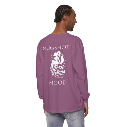 Mugshot Mood longsleeved crewneck by Foxy Felons Originals