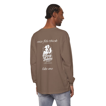Thick Like Me longsleeved crewneck by Foxy Felons Originals