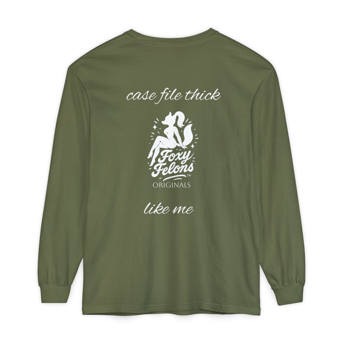 Thick Like Me longsleeved crewneck by Foxy Felons Originals