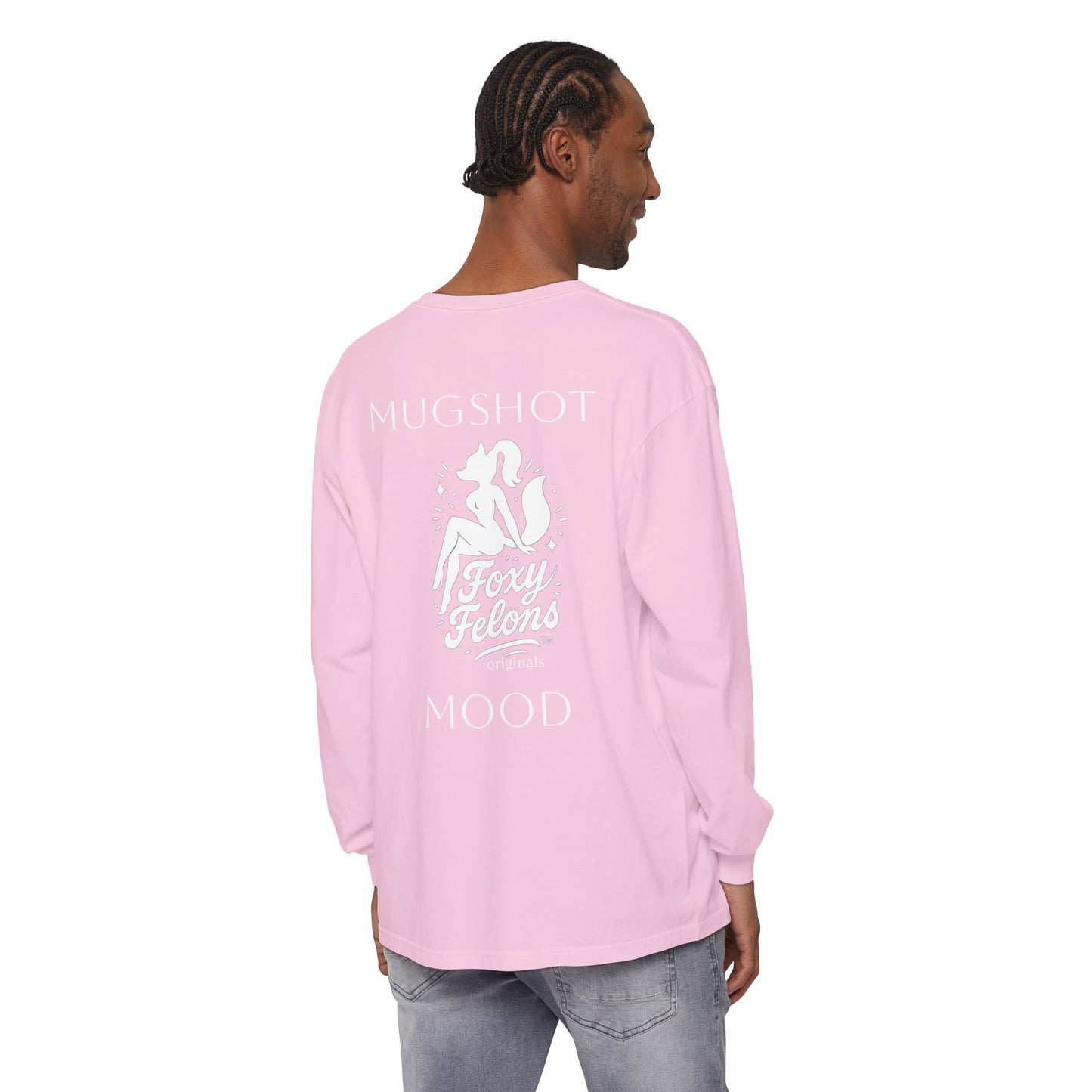 Mugshot Mood longsleeved crewneck by Foxy Felons Originals