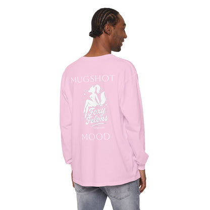 Mugshot Mood longsleeved crewneck by Foxy Felons Originals