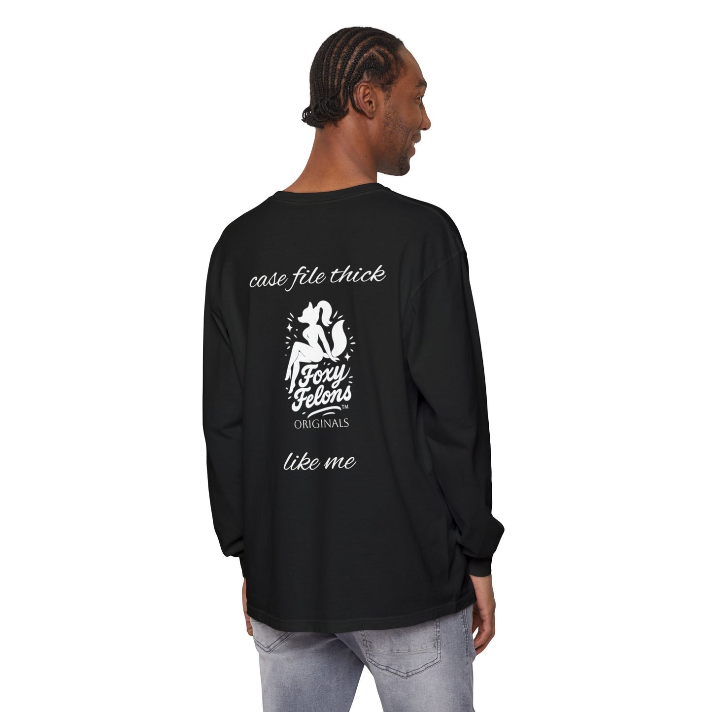 Thick Like Me longsleeved crewneck by Foxy Felons Originals