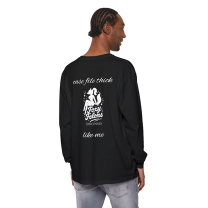 Thick Like Me longsleeved crewneck by Foxy Felons Originals