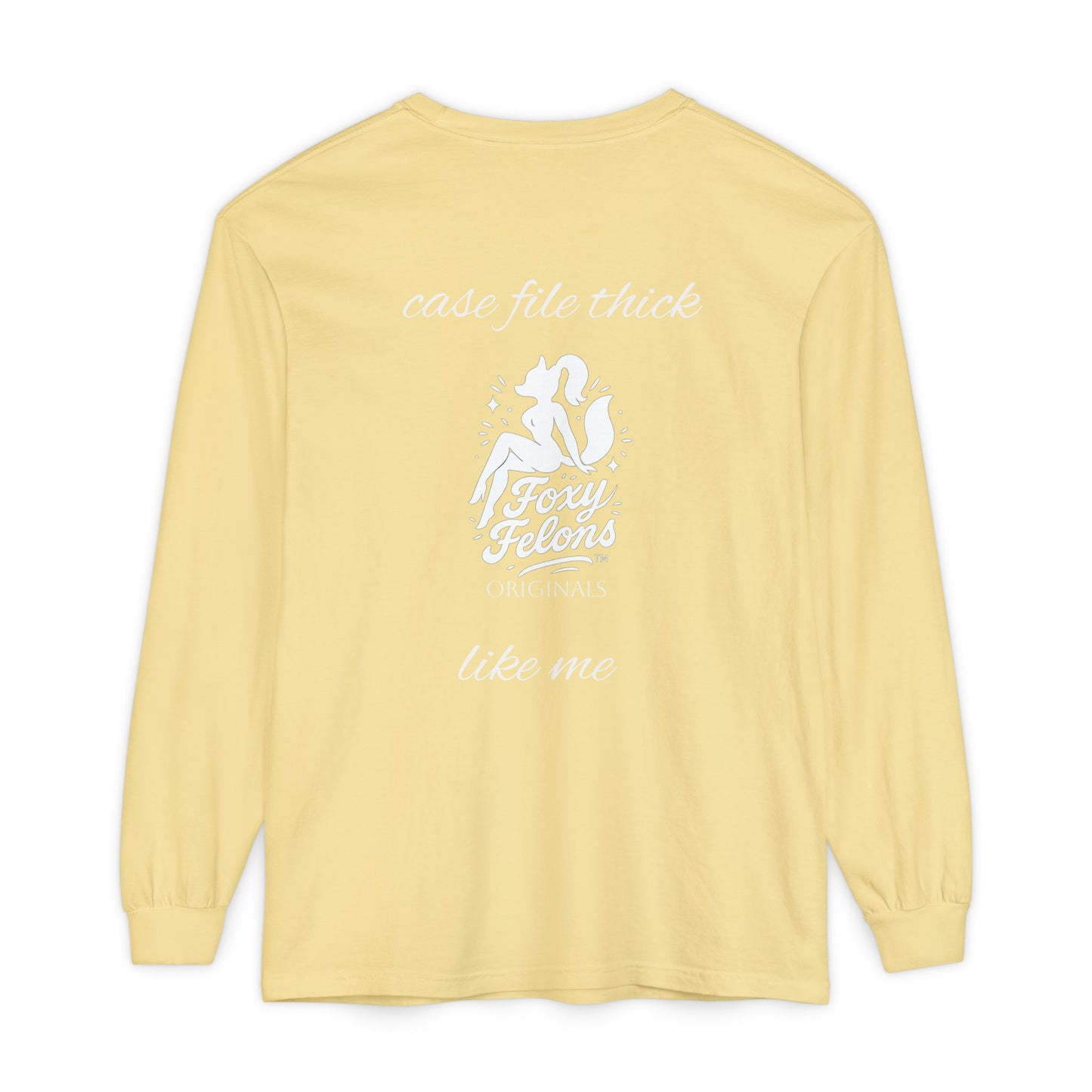 Thick Like Me longsleeved crewneck by Foxy Felons Originals