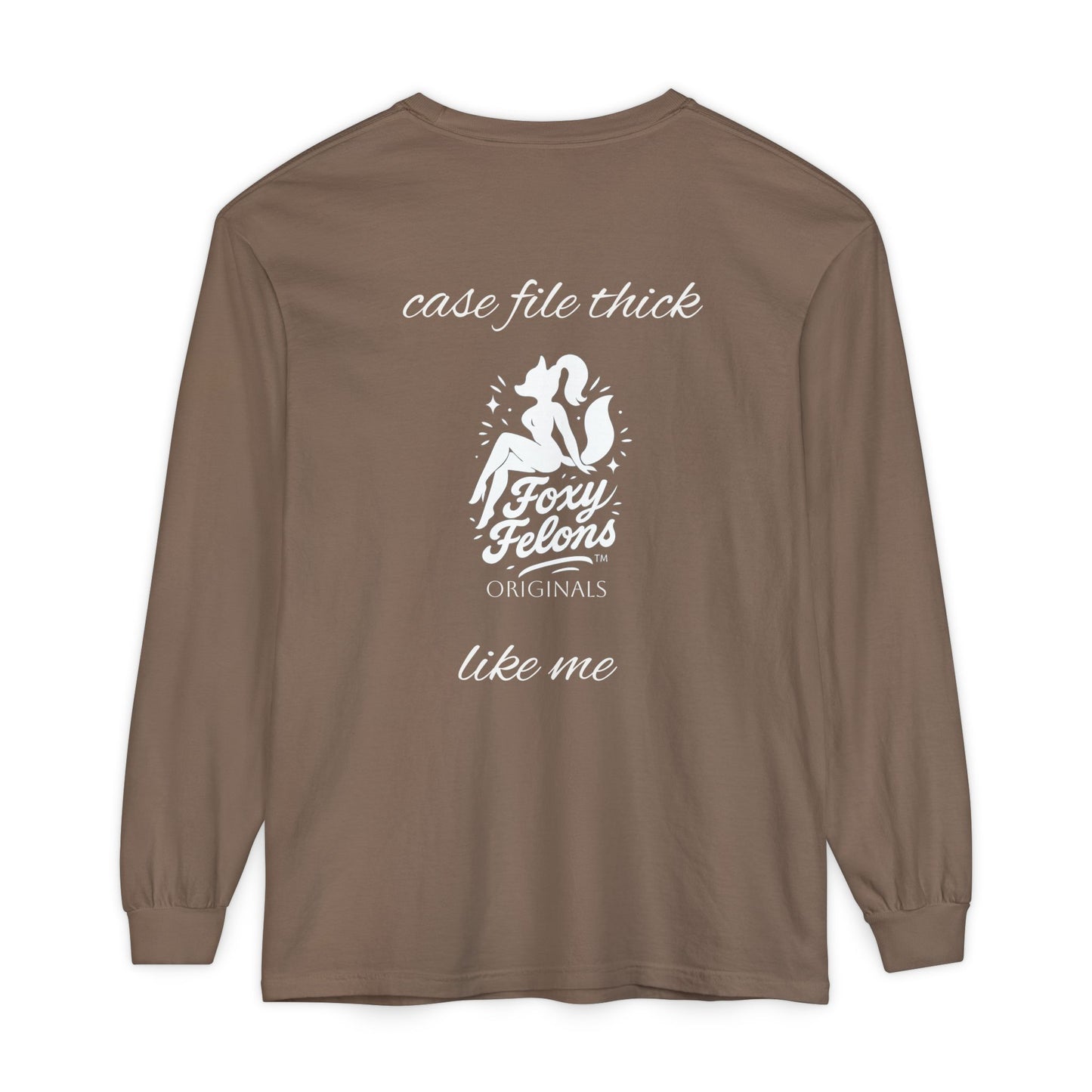 Thick Like Me longsleeved crewneck by Foxy Felons Originals