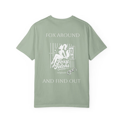 Fox Around crewneck tshirt by Foxy Felons Originals