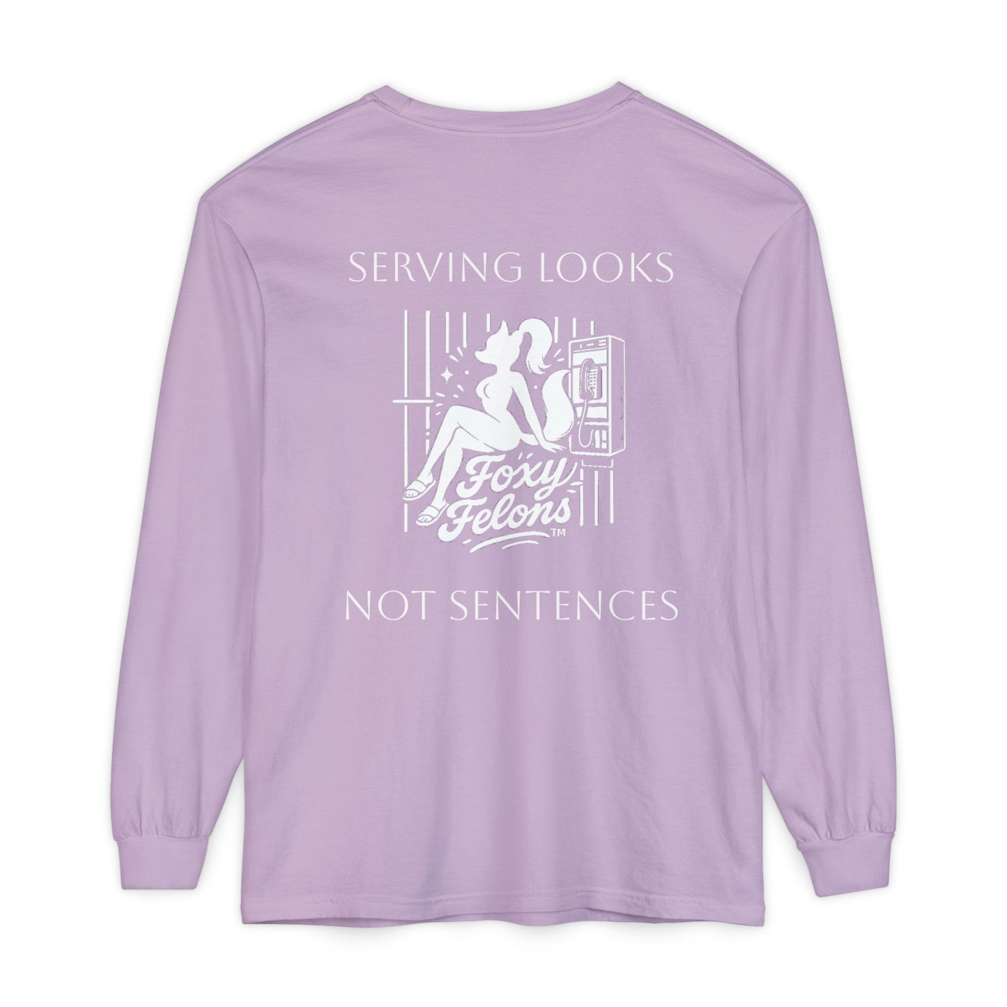 Serving Looks long sleeved Feb Drop by Foxy Felons Originals
