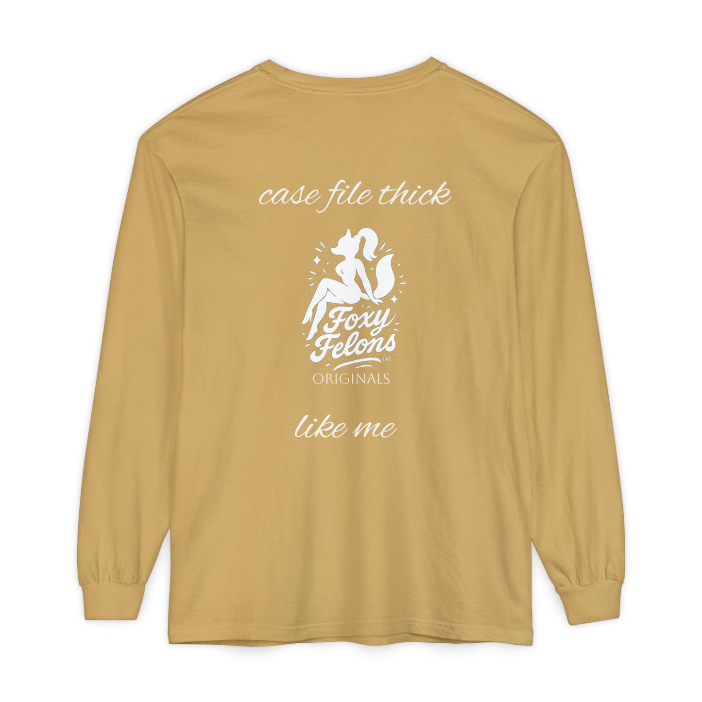 Thick Like Me longsleeved crewneck by Foxy Felons Originals
