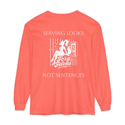 Serving Looks long sleeved Feb Drop by Foxy Felons Originals