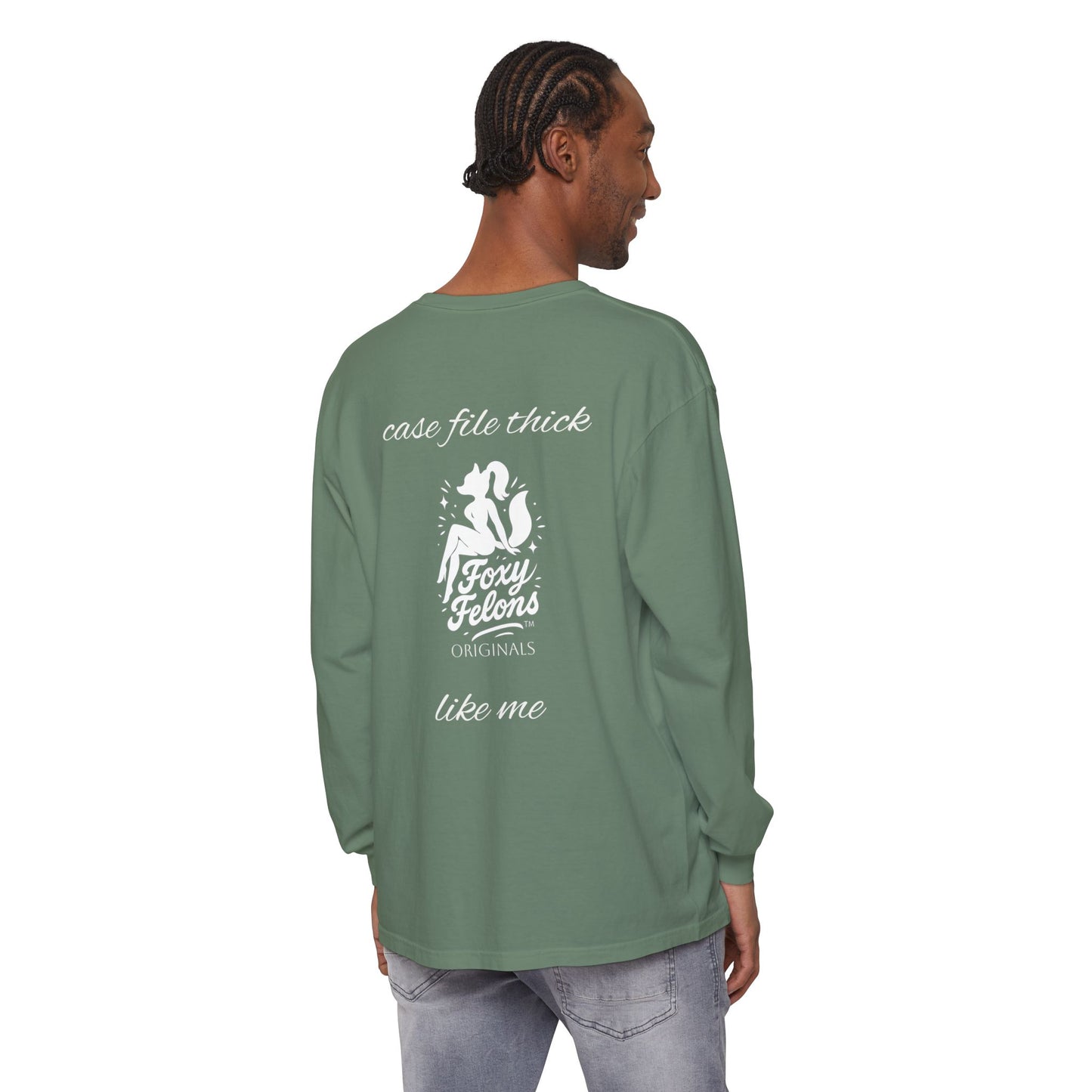 Thick Like Me longsleeved crewneck by Foxy Felons Originals