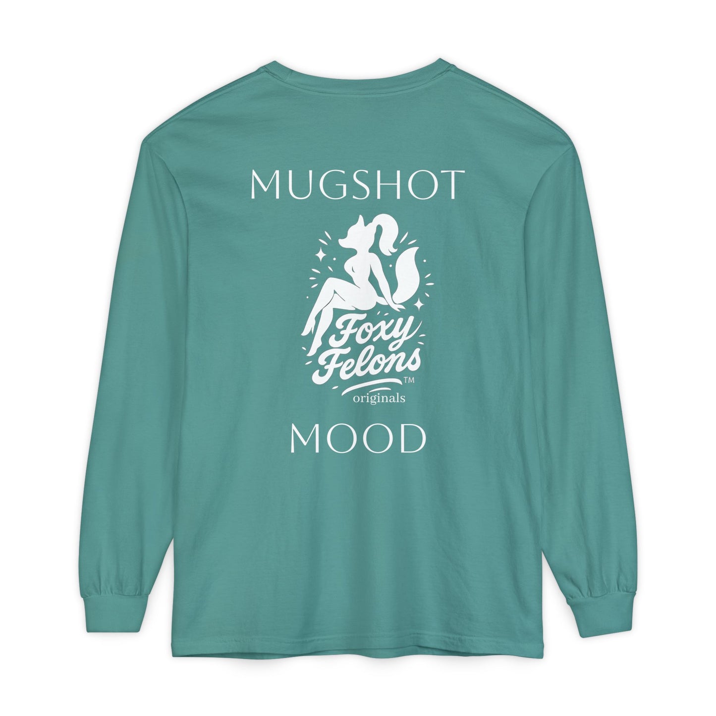 Mugshot Mood longsleeved crewneck by Foxy Felons Originals