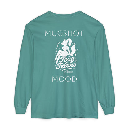 Mugshot Mood longsleeved crewneck by Foxy Felons Originals