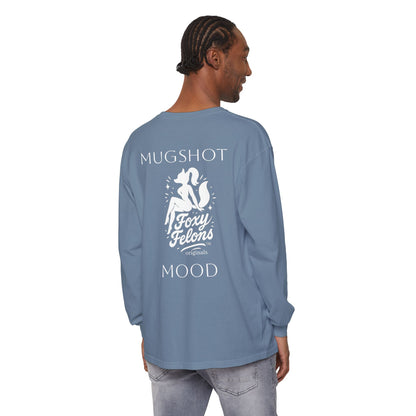 Mugshot Mood longsleeved crewneck by Foxy Felons Originals