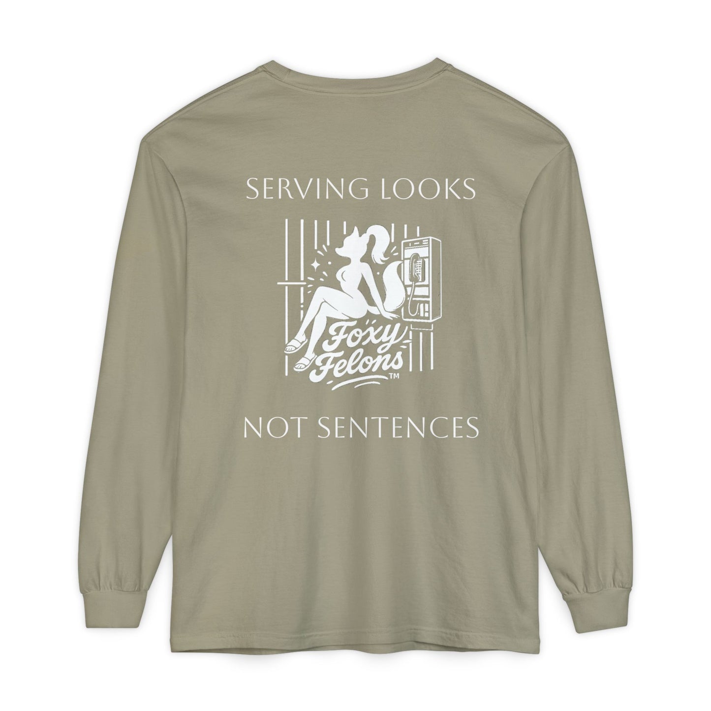 Serving Looks long sleeved Feb Drop by Foxy Felons Originals
