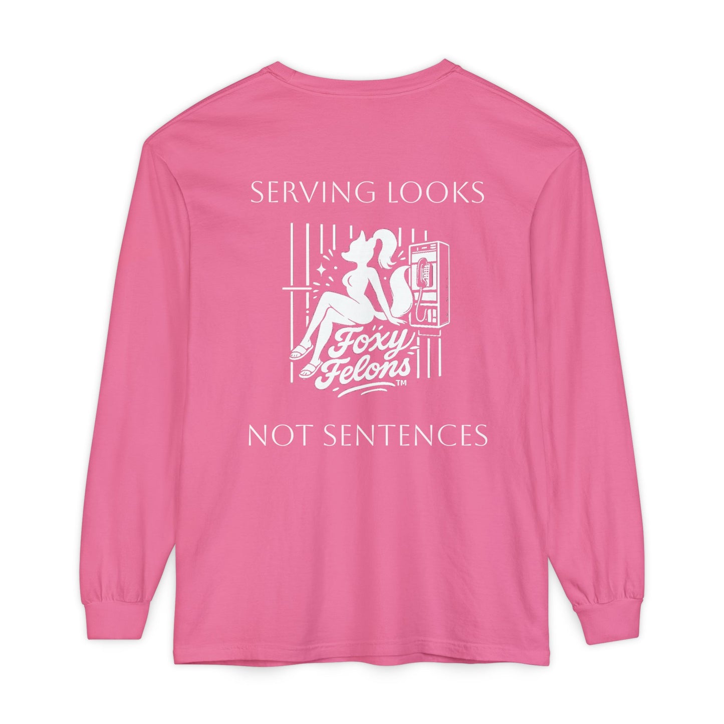 Serving Looks long sleeved Feb Drop by Foxy Felons Originals