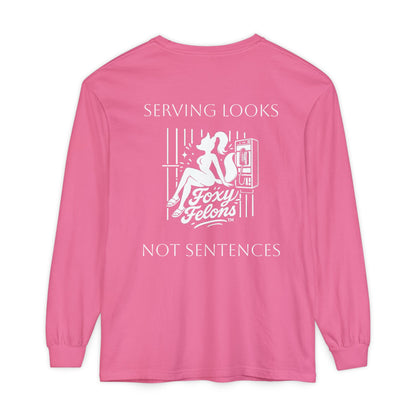 Serving Looks long sleeved Feb Drop by Foxy Felons Originals
