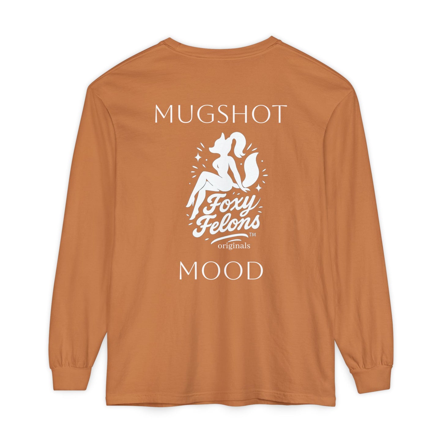 Mugshot Mood longsleeved crewneck by Foxy Felons Originals