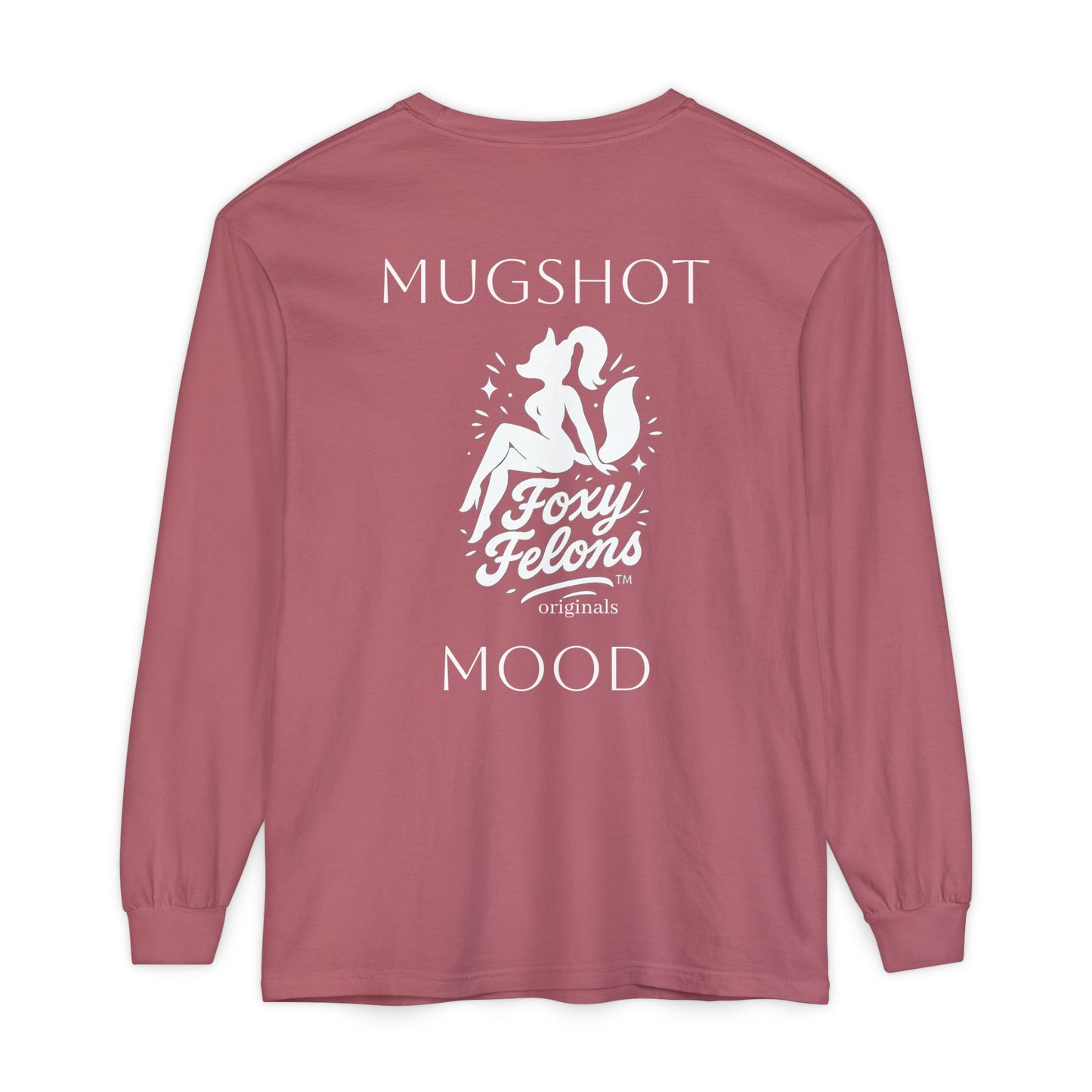 Mugshot Mood longsleeved crewneck by Foxy Felons Originals