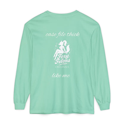 Thick Like Me longsleeved crewneck by Foxy Felons Originals