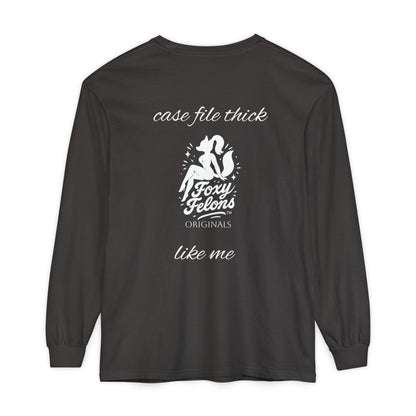 Thick Like Me longsleeved crewneck by Foxy Felons Originals