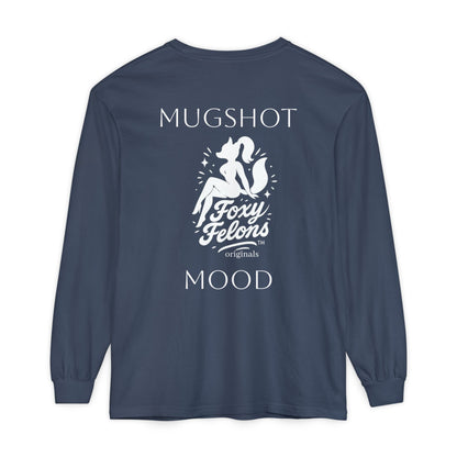 Mugshot Mood longsleeved crewneck by Foxy Felons Originals