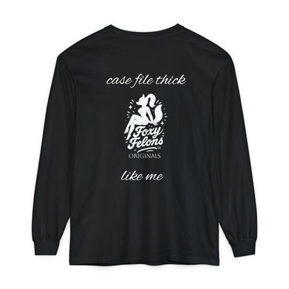 Thick Like Me longsleeved crewneck by Foxy Felons Originals