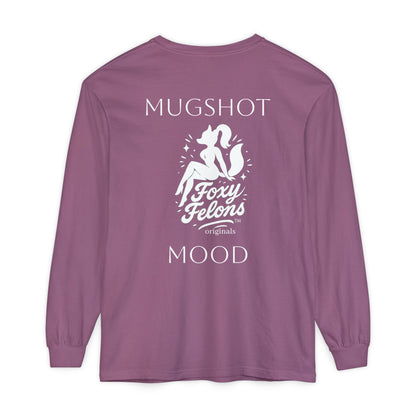 Mugshot Mood longsleeved crewneck by Foxy Felons Originals